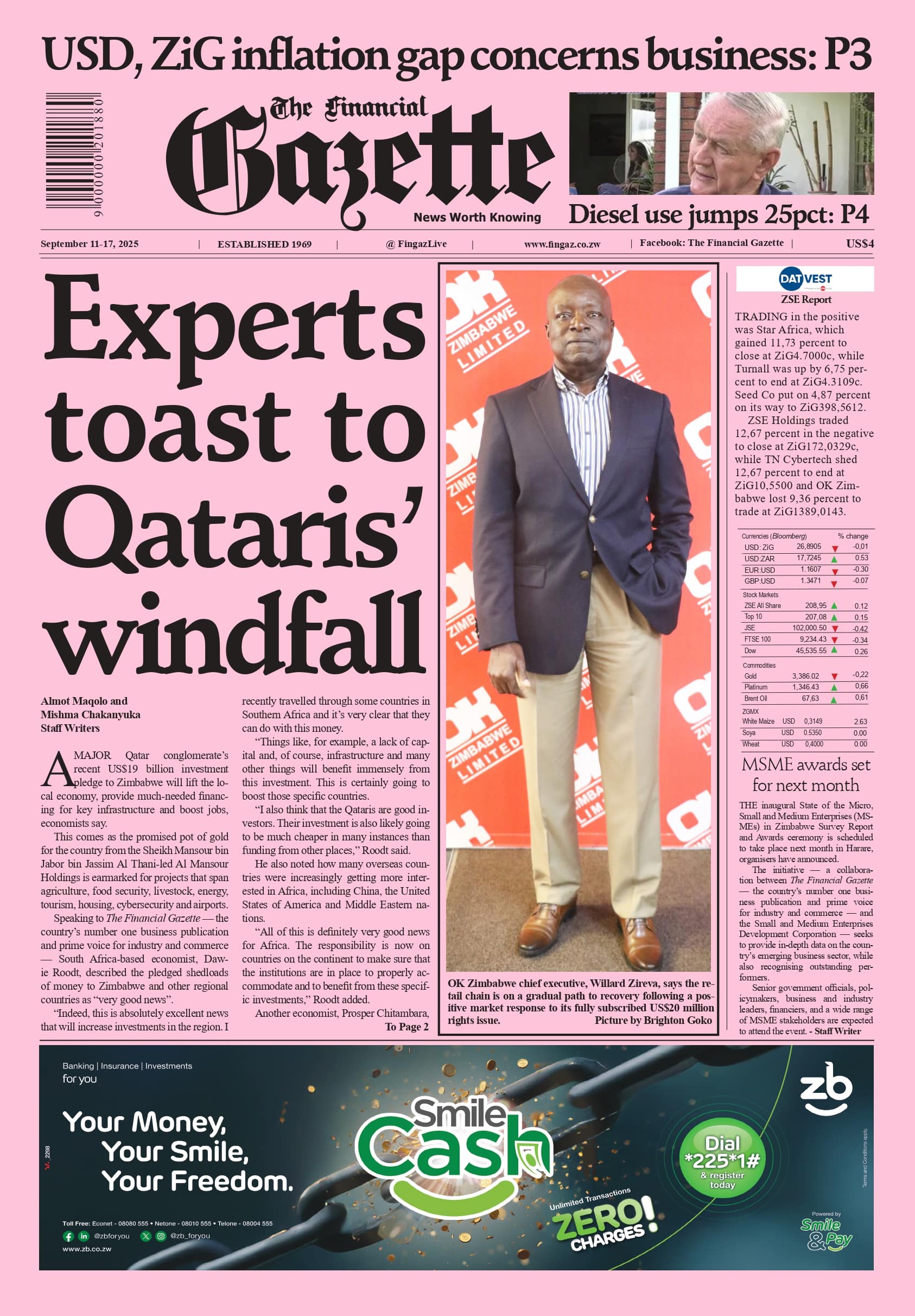 Thursday 11 September 2025