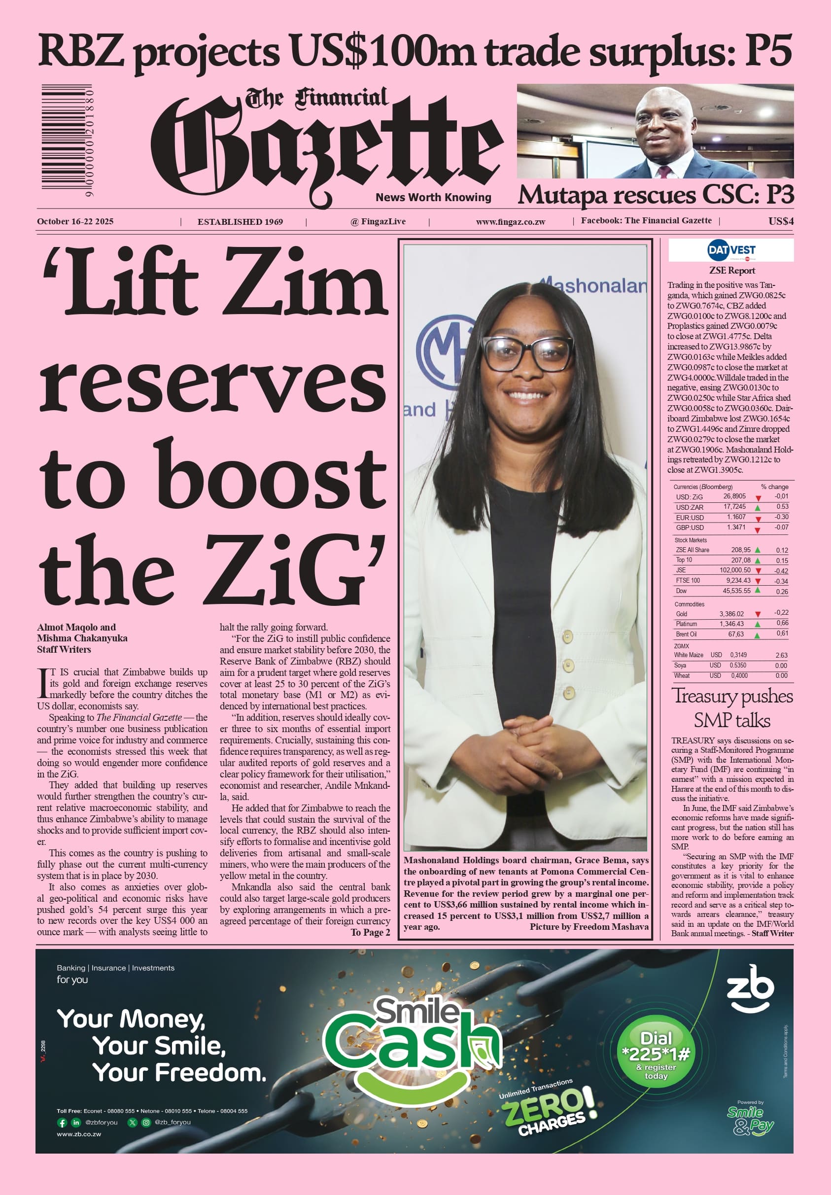 Thursday 16 October 2025